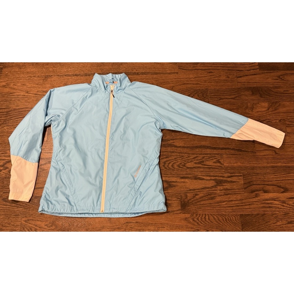 Sunice Weather Thin Jacket Womens Medium M Full Zip Blue Golf Sportswear Fall